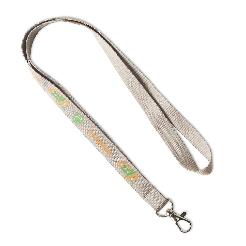 Lanyard de RPET con hebilla extraíble personalizado